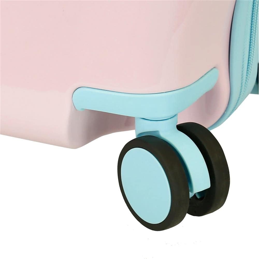 Disney Encanto Kinderkoffer, Rosa, 50 x 39 x 20 cm, Hartplastik, seitlicher Kombinationsverschluss,