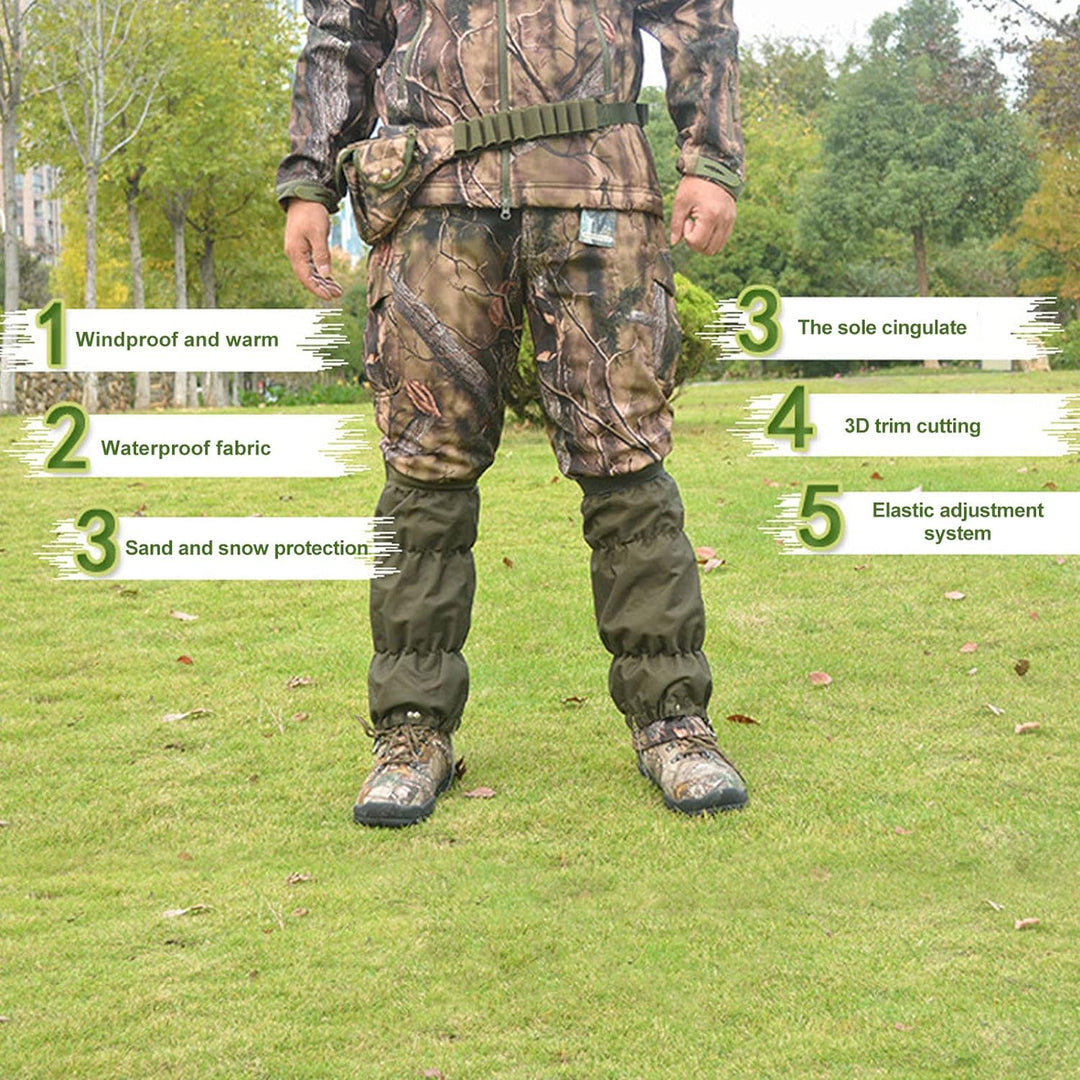 Alomejor Schlangengamaschen, Outdoor Jagd, Wasserdicht, Schlangenschutz, Schlangenbissschutz für Unt