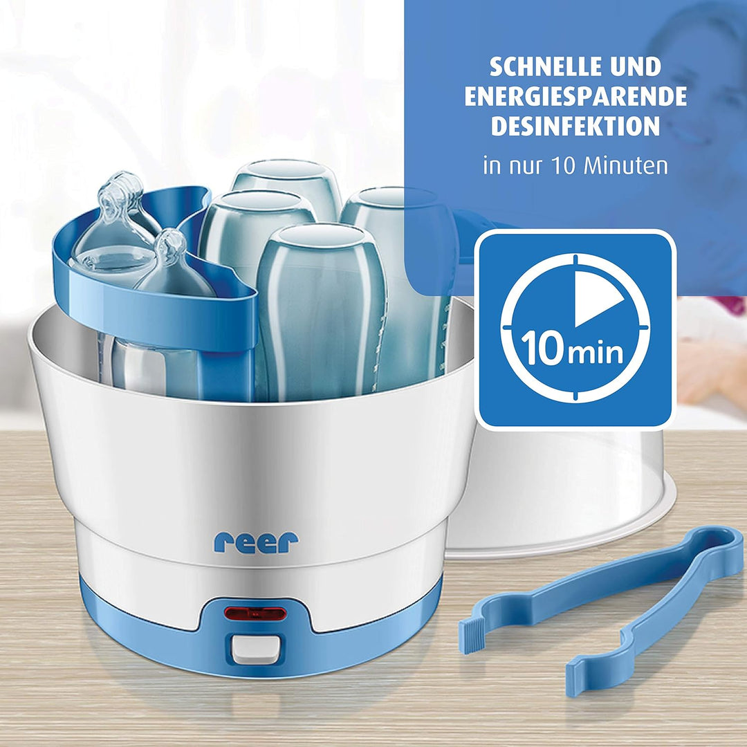 Reer VapoMat Vaporisator, Desinfektion in 10 Minuten, weiss, 36020 Single, Single