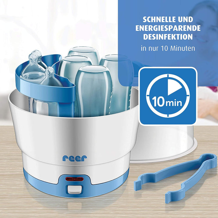 Reer VapoMat Vaporisator, Desinfektion in 10 Minuten, weiss, 36020 Single, Single
