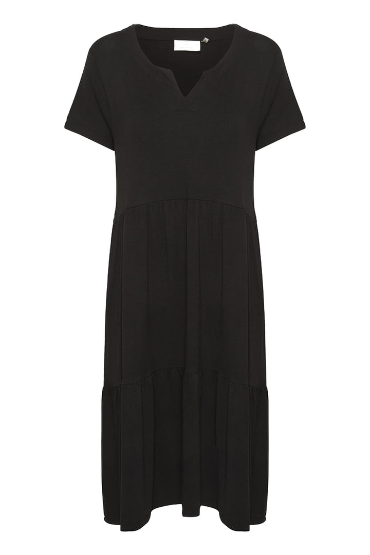 KAFFE Damen Kapetra Jersey Kleid M Black Deep, M Black Deep
