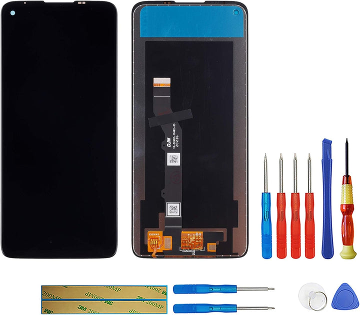 swark LCD Display Kompatibel mit Motorola Moto G9 Plus XT2087-1 (Schwarz ohne Rahmen) LCD Display To