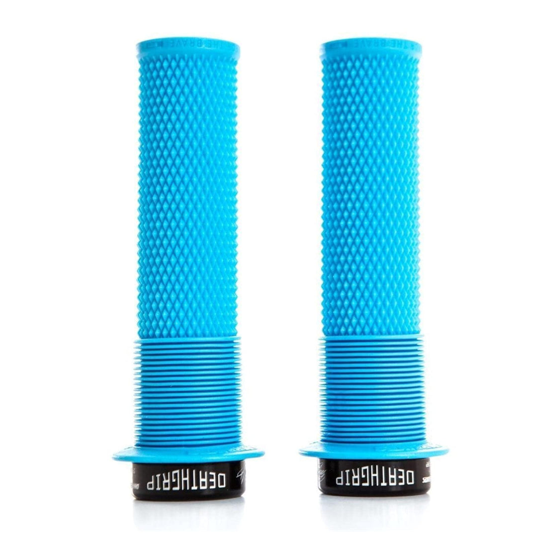 DMR Brendog DeathGrip Griffe für Mountainbikes Blue Flange Soft/Thick (A20), Blue Flange Soft/Thick