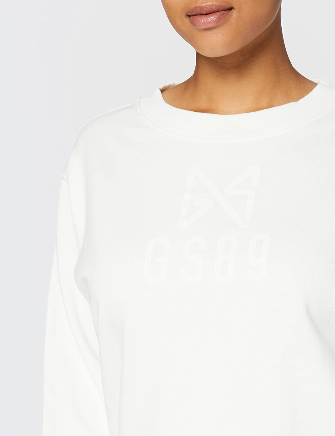 G-STAR Damen Graphic Crew Sweatshirt Sweats XS Weiss (Milk D20420-b782-111), XS Weiss (Milk D20420-b
