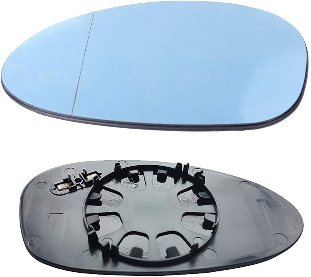 KYYET Seitenwindtür-Rückspiegelglas für E82 E90 E91 E92 E46 blau getönt (links und rechts) Left&Righ