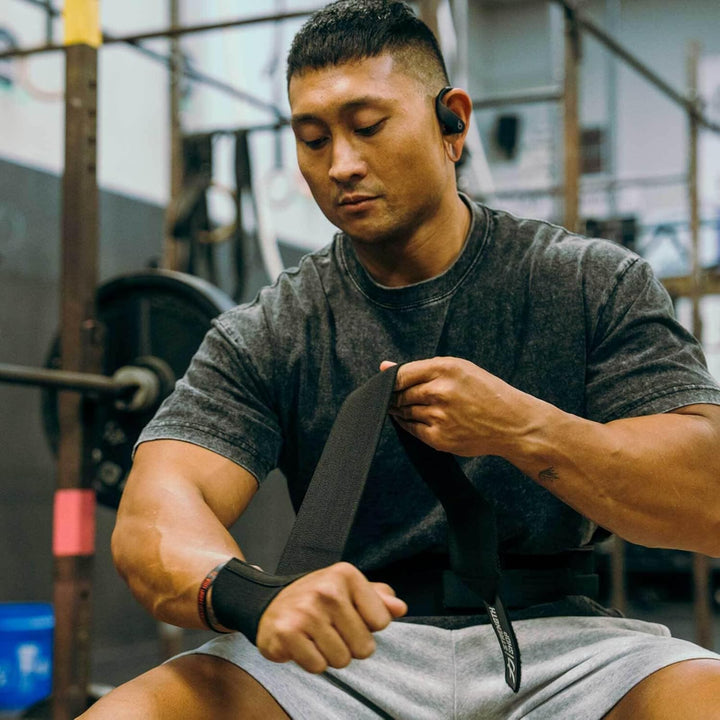 Strength Shop Zeus Handgelenkbandagen – Schwarz – IPF-geprüft 30.0 Zentimeter