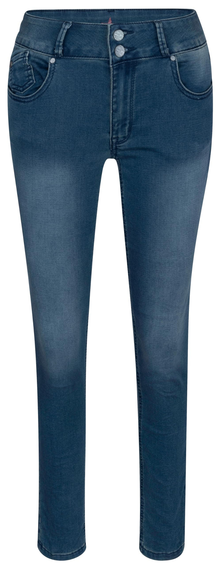 Buena Vista Damen Sweat Denim Tummyless XS Middel Blue, XS Middel Blue