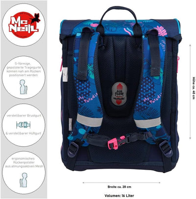 McNeill Mädchen Schulranzen 1. Klasse · Disney Lilo & Stitch · ergonomischer Tornister · Schultasche