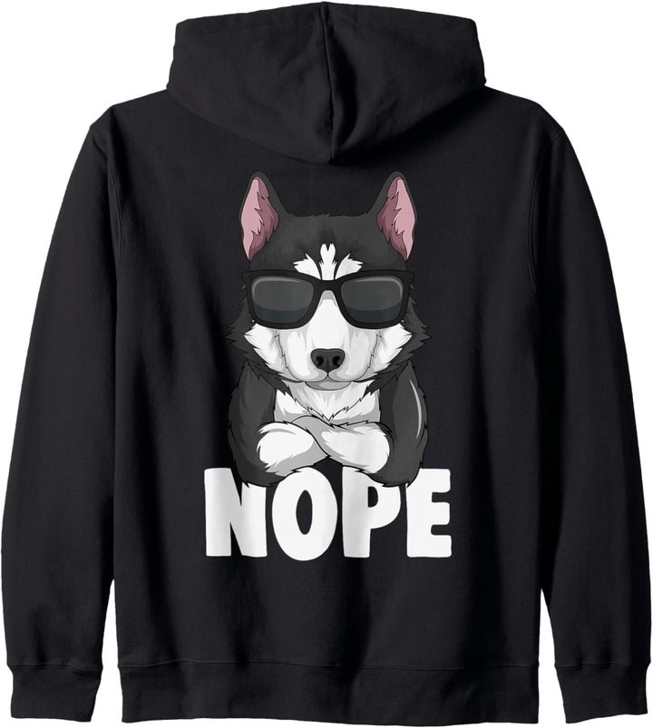 Husky Hunde Frauchen Herrchen Kapuzenjacke
