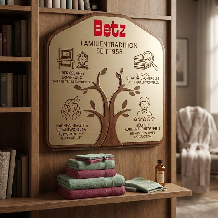Betz 12-TLG. Handtuch Set Premium 100% Baumwolle 2 Duschtücher 4 Handtücher 2 Gästetücher 2 Seiftüch