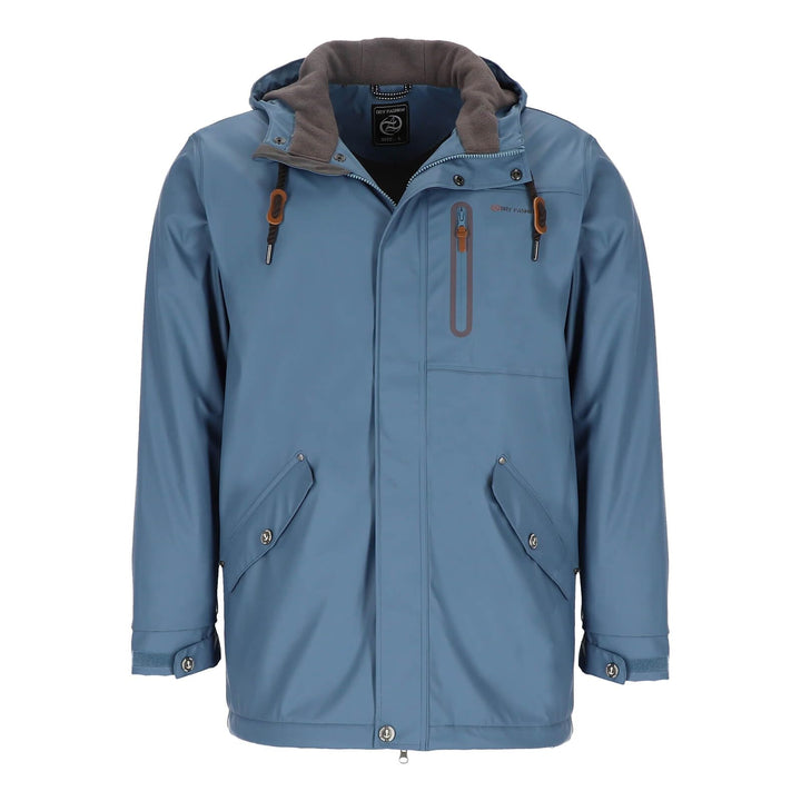 Dry Fashion Herren Regenjacke Bergen - Herrenjacke Regenmantel Männer Jacke Gefüttert Winddicht Wass