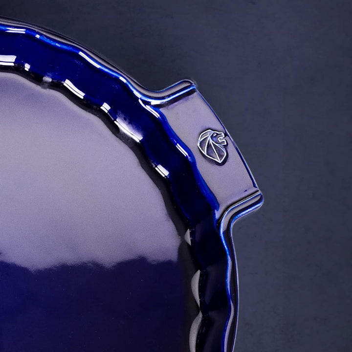 Peugeot 60411 Appolia Auflaufform, Keramik, blau, 28 cm Tiefblau 28 cm, Tiefblau 28 cm