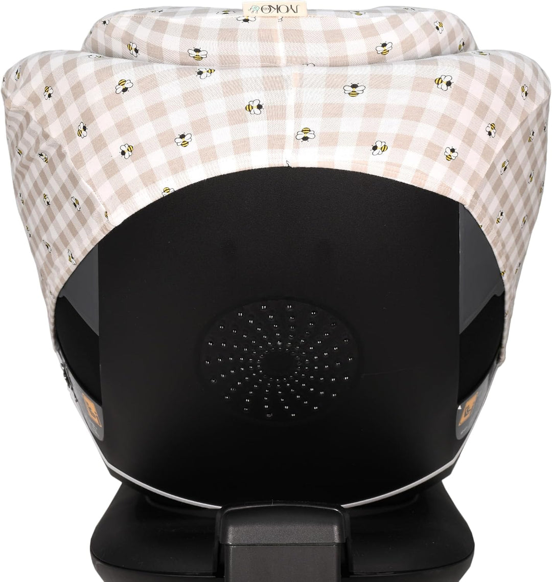 JYOKO Kids Bezug für Autositz kompatibel mit Maxi Cosi (Picnic Vichy, Maxi Cosi Pearl 360 y Mica Pro