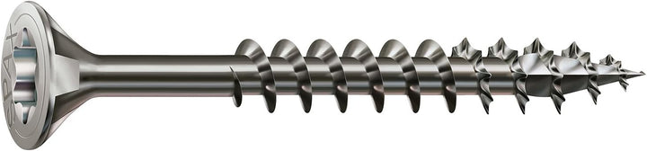 SPAX Universalschraube aus Edelstahl rostfrei A2, 6,0 x 100 mm, 100 Stück, T-STAR plus, Senkkopf, Te