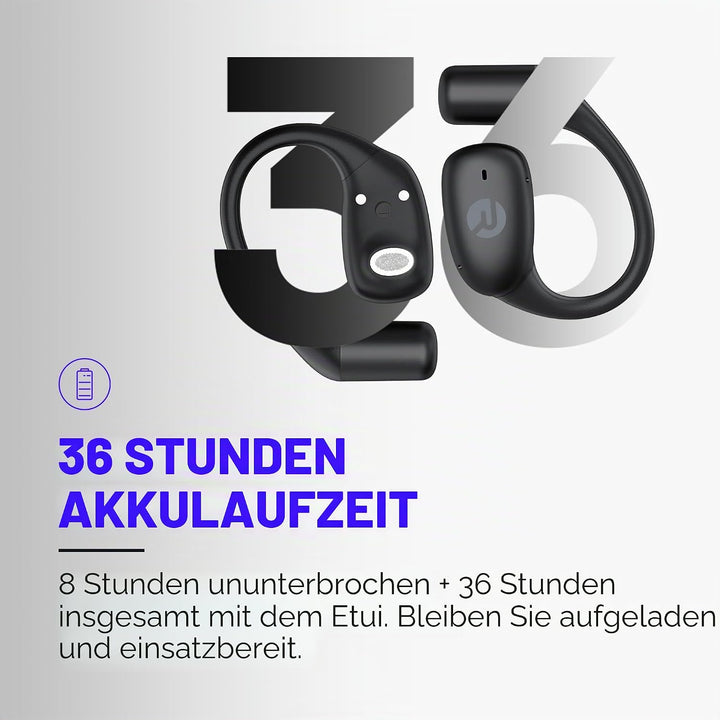 Raycon Essential Open Earbuds - True Wireless Open Ear Bluetooth 6.0 Kopfhörer, ultraleicht, Komfort