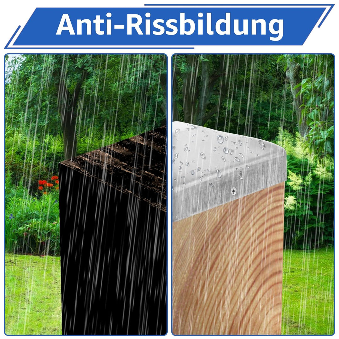 24 Stück Pfostenkappe 9x9 cm, Edelstahl Zaunpfosten Kappen pfostenabdeckung 91x91 mm, Zaunpfosten Me