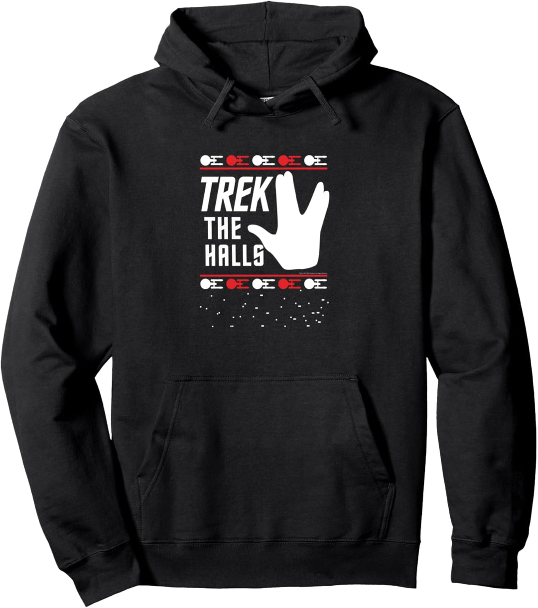 Star Trek Christmas Trek The Halls Sweater Pullover Hoodie