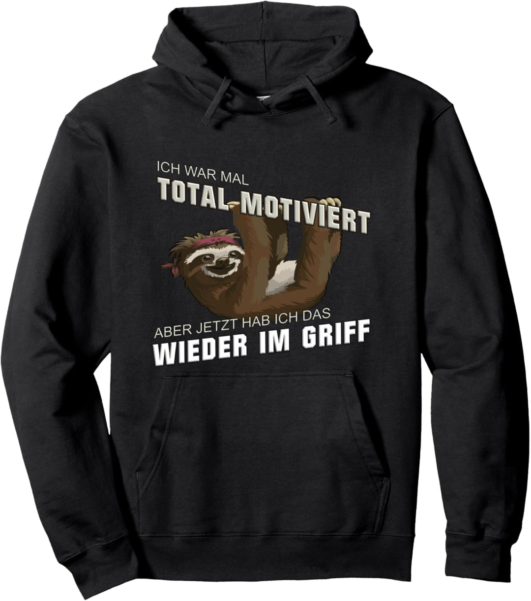 Sloth Männer Geschenk I Motivation Pullover Hoodie
