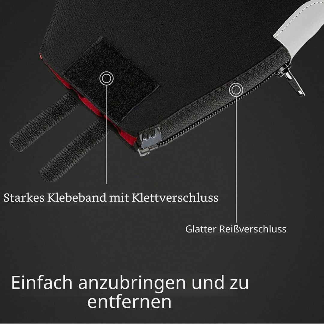 doorslay Winter Fahrrad Lenker Warme Handschuhe Winddicht Fahrrad Fäustlinge Kaltes Wetter Pendeln N