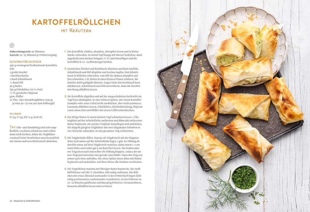 Heissluftfritteuse: schnell, einfach, fettarm – frittieren, backen, braten, rösten. Mit über 50 einf