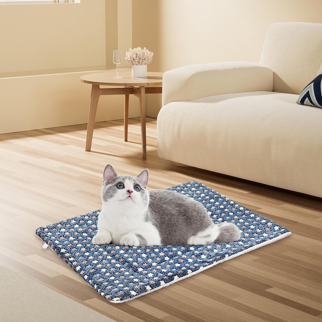 Warmes Katzenbett, wärmende Katzenbetten für Hauskatzen - Selbstwärmende Haustierunterlage,Selbstwär