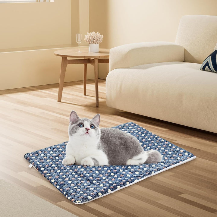 Warmes Katzenbett, wärmende Katzenbetten für Hauskatzen - Selbstwärmende Haustierunterlage,Selbstwär