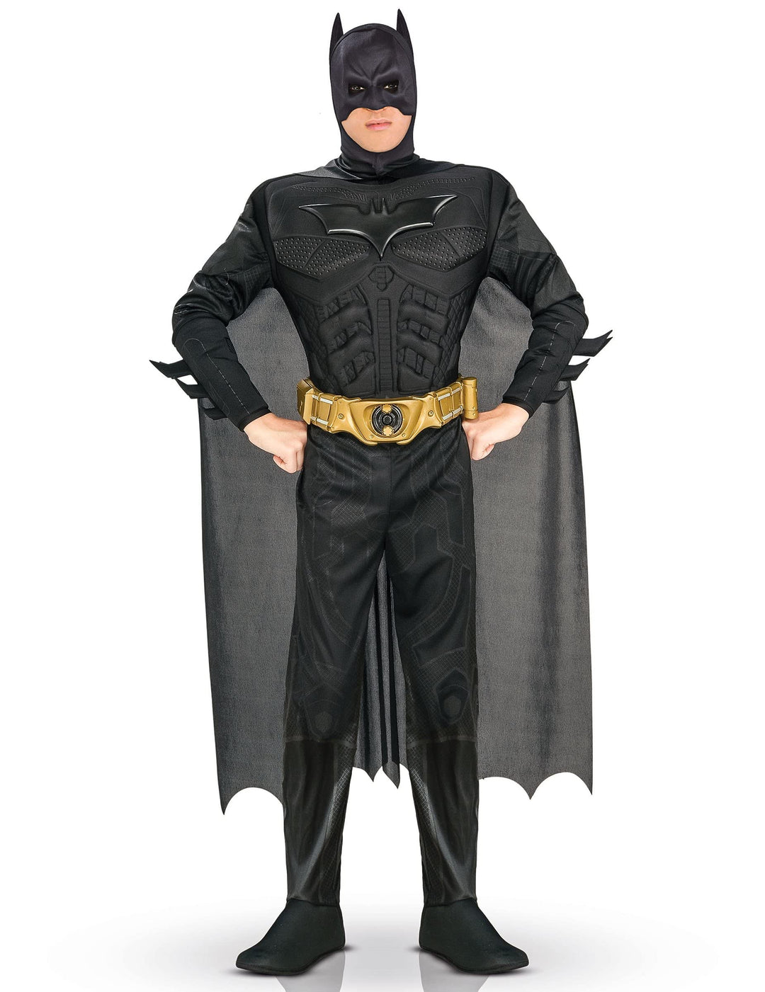 Generique - Batman-Kostüm für Herren Superheld Lizenzware schwarz XL, XL