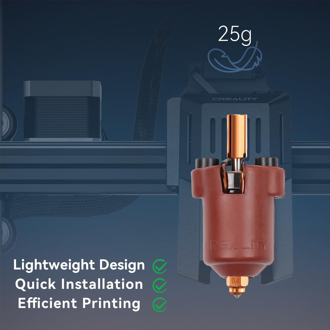 Creality Offizielles Ender 3 V3 KE Hotend, Ender 3 V3 KE Keramik-Heizblock-Kit mit bimetallischer Ma
