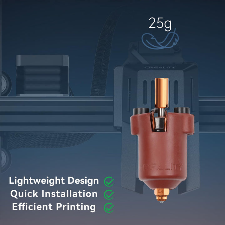 Creality Offizielles Ender 3 V3 KE Hotend, Ender 3 V3 KE Keramik-Heizblock-Kit mit bimetallischer Ma