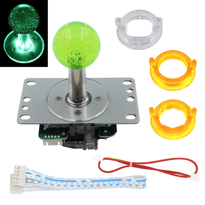 Arcade LED Joystick SANWA Style Fight Game Joystick LED Stick Retro Joy Circular Octagonal Limiter f
