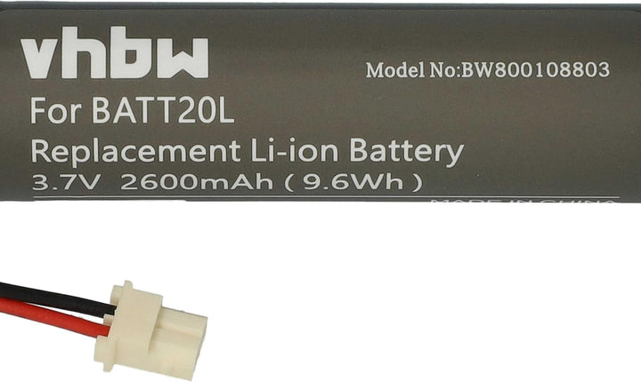 vhbw Akku kompatibel mit Midland ER200, ER300 digital Radio (2600 mAh, 3,7 V, Li-Ion)