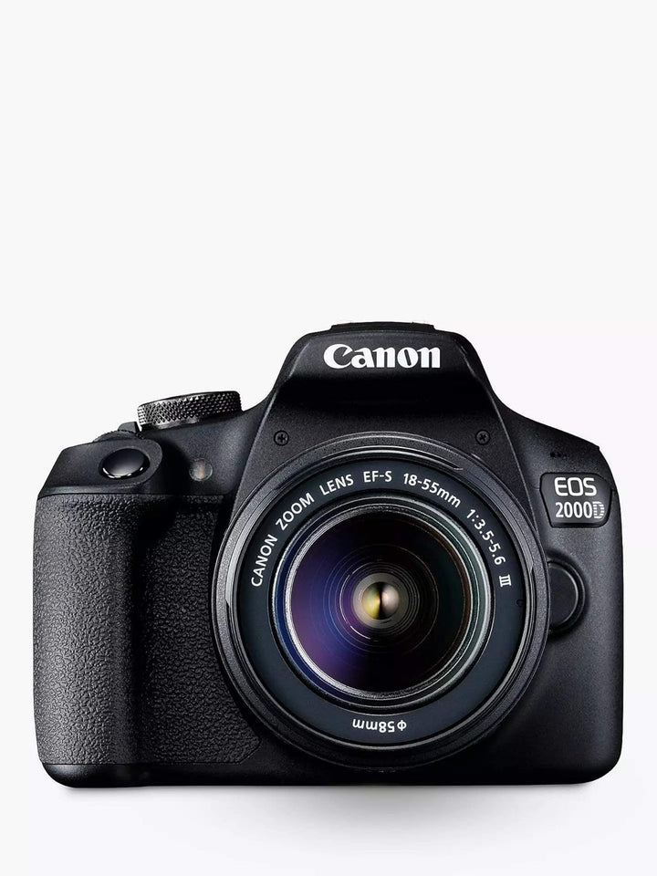 Canon EOS 2000d Kit Cámara Réflex 24,1mp WiFi NFC + Objetivo Ef-s18-55mm + Bolsa + Sd 16gb