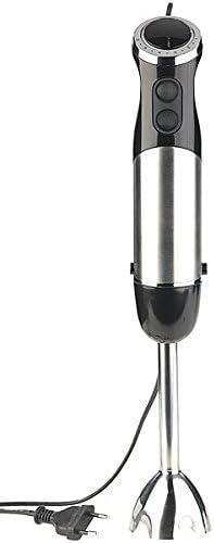 Rosenstein & Söhne Mixstab: Elektrischer 2in1-Stabmixer und Spiralschneider, 400 Watt, Edelstahl (Kü