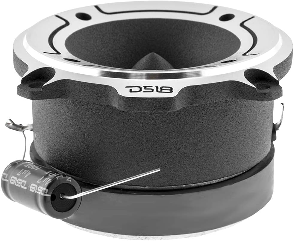 DS18 Car Audio Tweeter 1" Inch 300w Watt Dash Door Super Bullet PRO-TW120 Single silber PRO-TW120 Pa