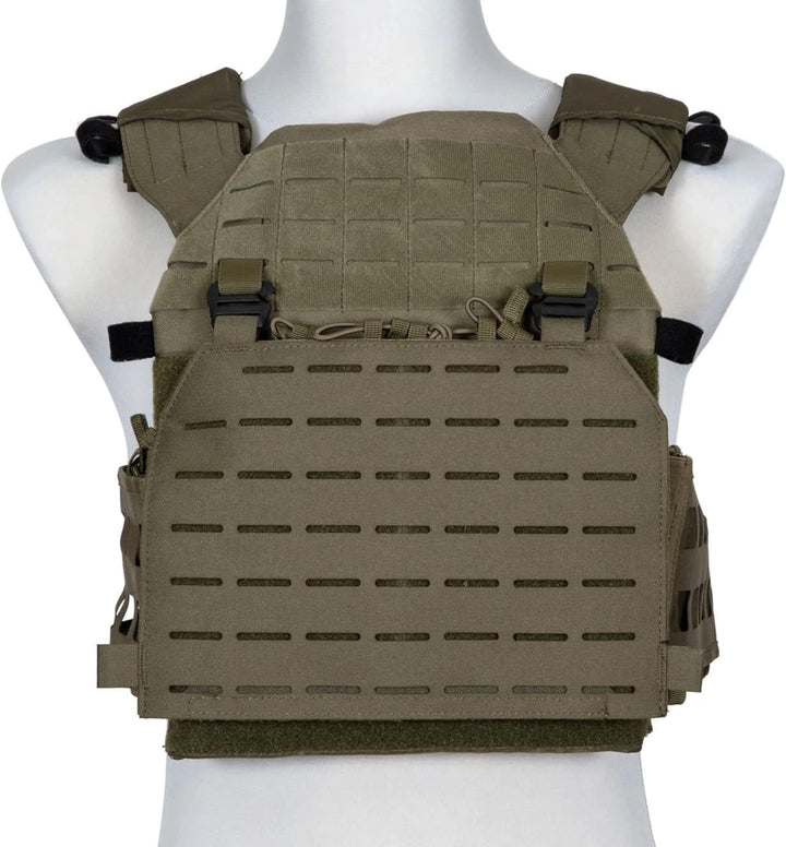 Gunfire Tactical Advanced Laser-Cut Tactical Vest Universelle Grösse Olive, Universelle Grösse Olive