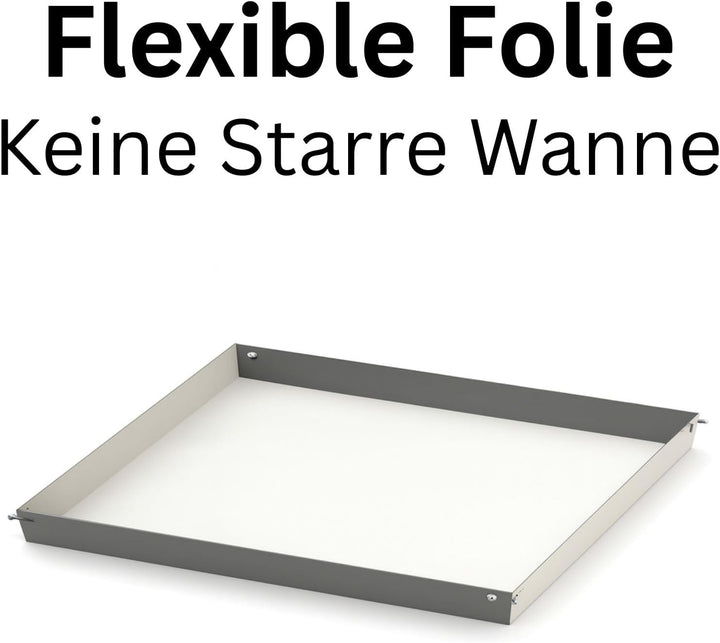 Weedness Secret Jardin Water Tray 60x60 cm für Grow-Box - Plane Folie Auffang Wanne Bewässerung Zube