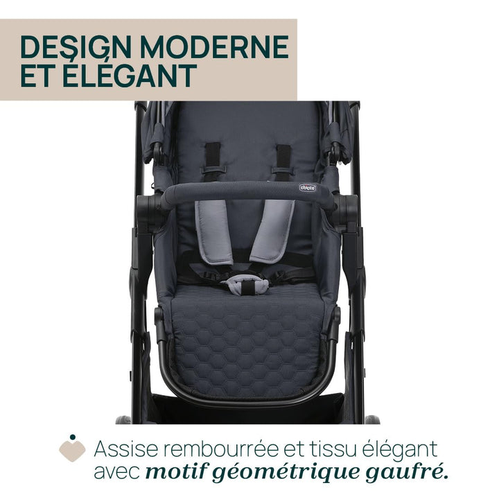 Chicco Kinderwagen Seety, Leicht und kompakt, von 0 Monaten bis 4 Jahren, bis 22 kg, faltbar, verste