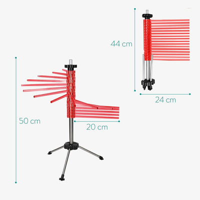 Navaris Nudeltrockner Nudelständer - Nudelständer zum Trocknen von Pasta zusammenklappbar - Nudel Tr