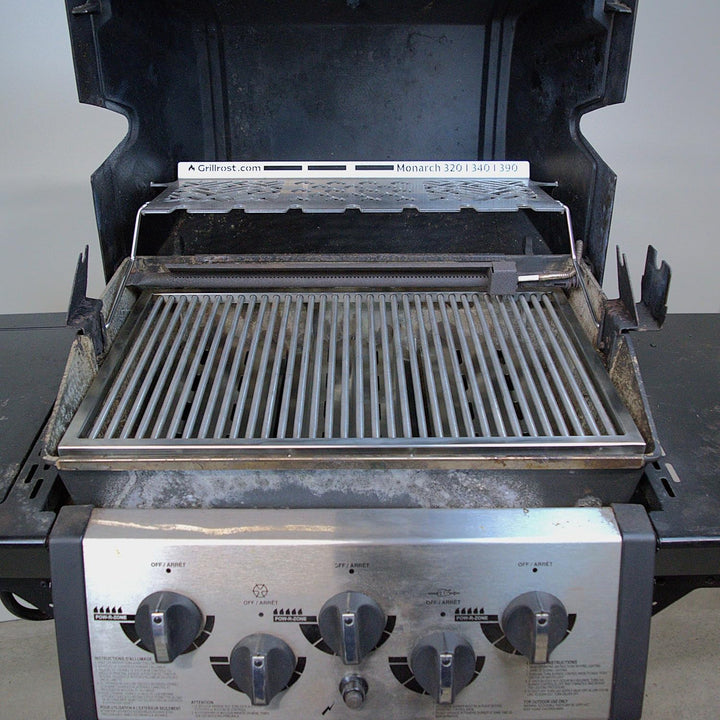 Edelstahl Multistation Broil King - Monarch 320/340/390 - Warmhalterost Monarch 320 340 390, Monarch