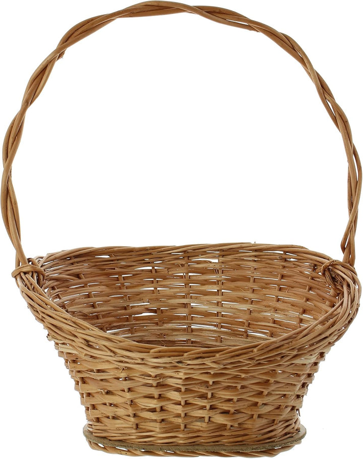 Präsentkorb "Natur" aus Weide in 3 Grössen, Geschenkkorb leer, Henkelkorb, Weidenkorb, Buffetkorb au