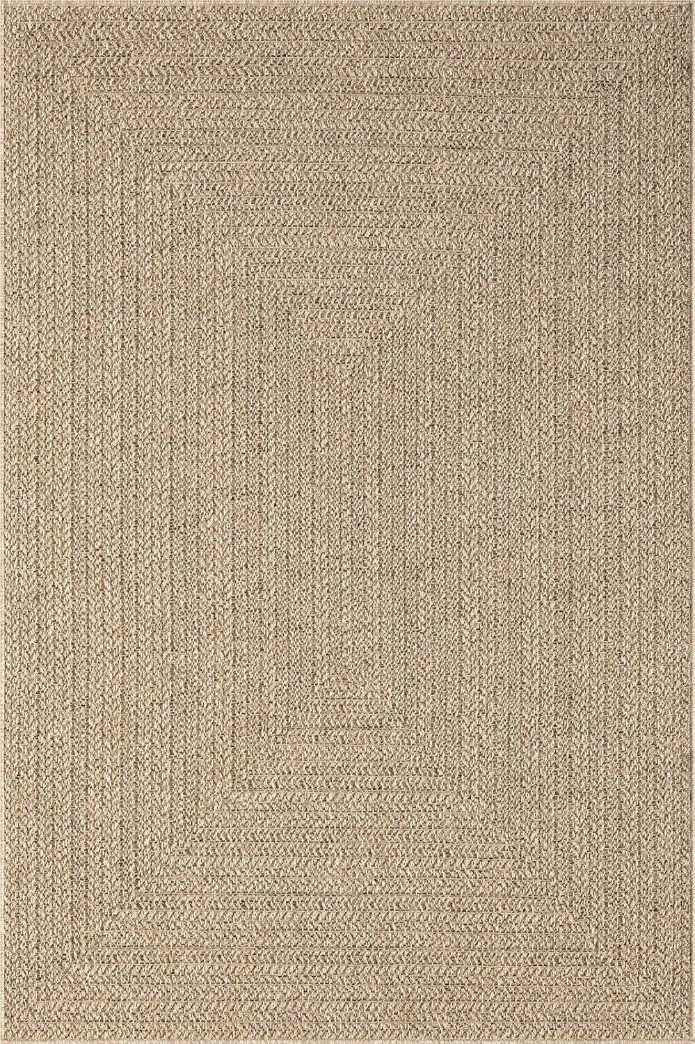 the carpet Kansas - robuster In- und Outdoor Teppich im natürlichen Jute-Look, wetterfest, geeignet