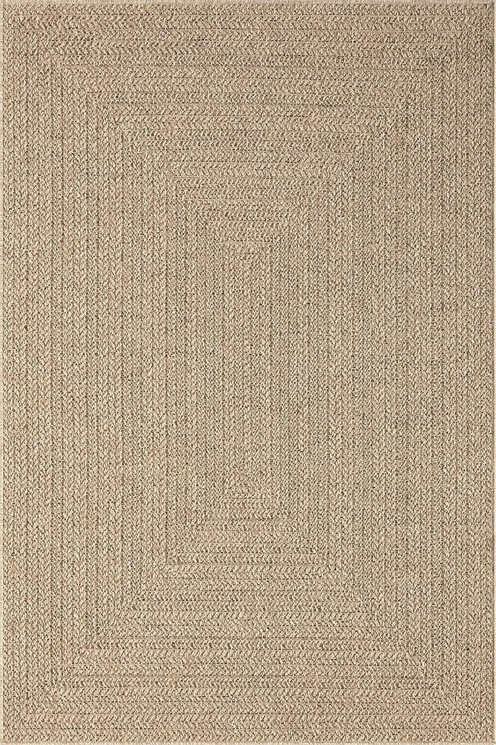 the carpet Kansas - robuster In- und Outdoor Teppich im natürlichen Jute-Look, wetterfest, geeignet