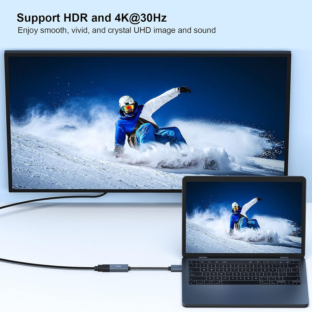 BENFEI 4K DisplayPort auf HDMI 5 Stück, Unidirektional DisplayPort DP Computor zu HDMI Monitor Verbi
