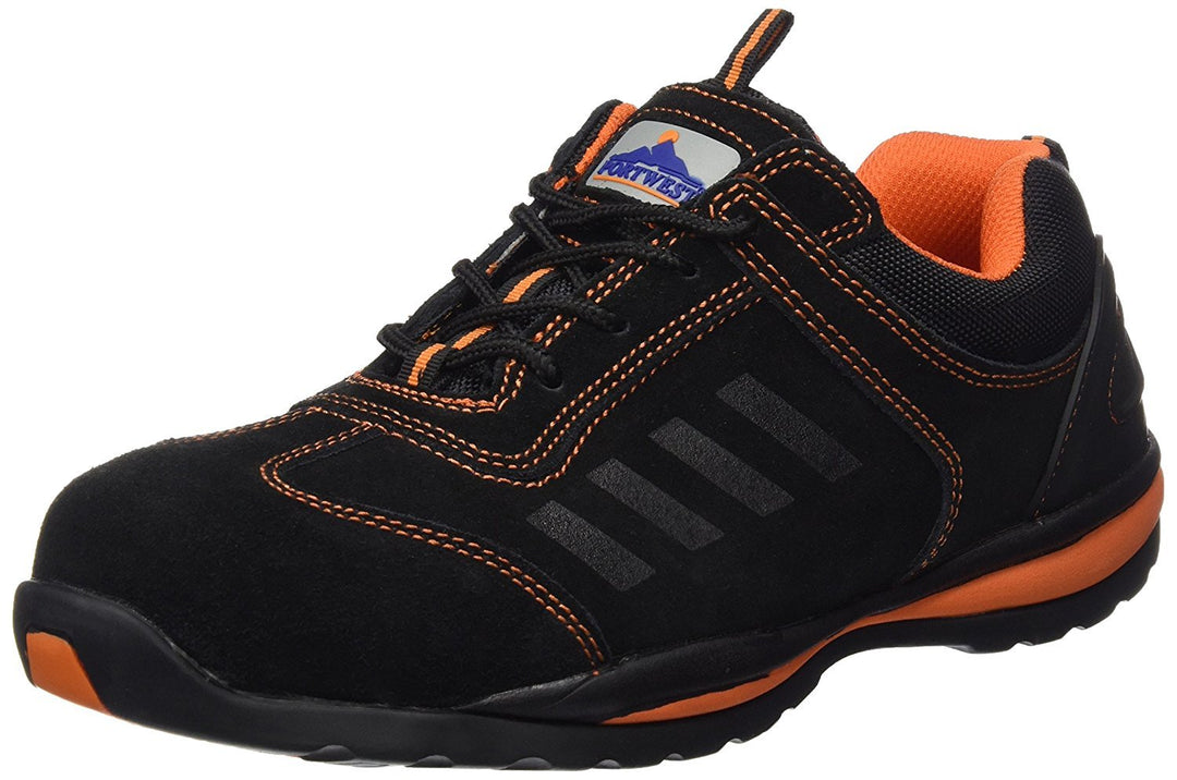 Portwest Steelite Lusum Sicherheits-Trainer S1P HRO, Grösse: 43, Farbe: Orange, FW34ORR43 43 EU Oran