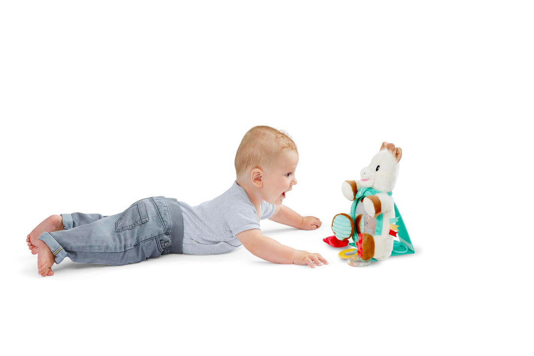 Sophie la Girafe Kuscheltier mit Activity-Spiegel Multi-Halterung ab Geburt