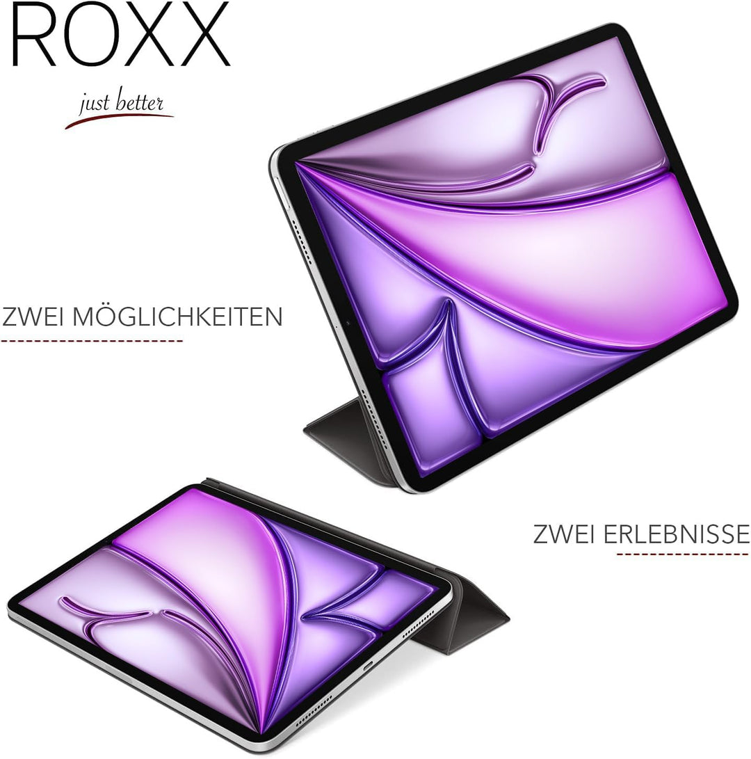 Roxx Hardcase Hülle mit Innenschutz | Wie das Original | Magnetisch | Kompatibel mit iPad Air 6 (202