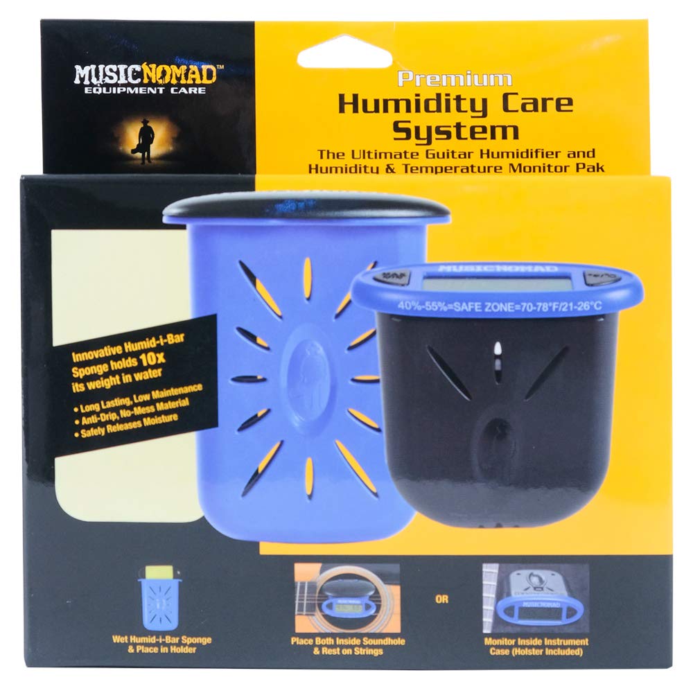 MusicNomad MN306 Premium Humidity Care System, Humitar & Humireader