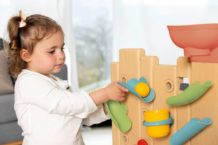 Smoby Life - Activity Wall - aus 84% Recyclingmaterial - Interaktiver Spielwand mit 6 Aktivitäten &