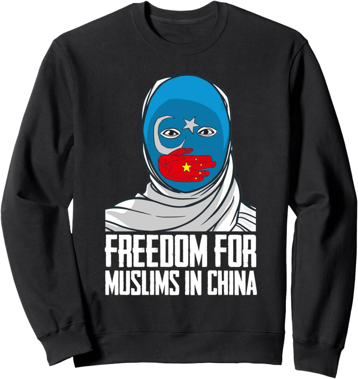Freiheit für Muslime in China - Uyghurische Solidarität Sweatshirt