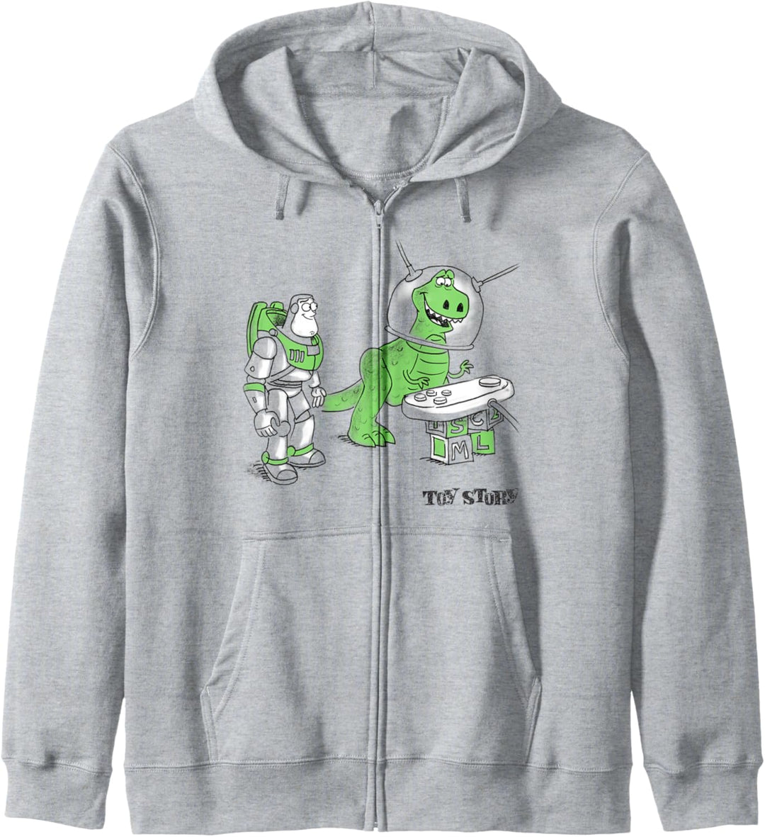 Disney Pixar Toy Story Buzz & Rex Let's Play Doodle Kapuzenjacke